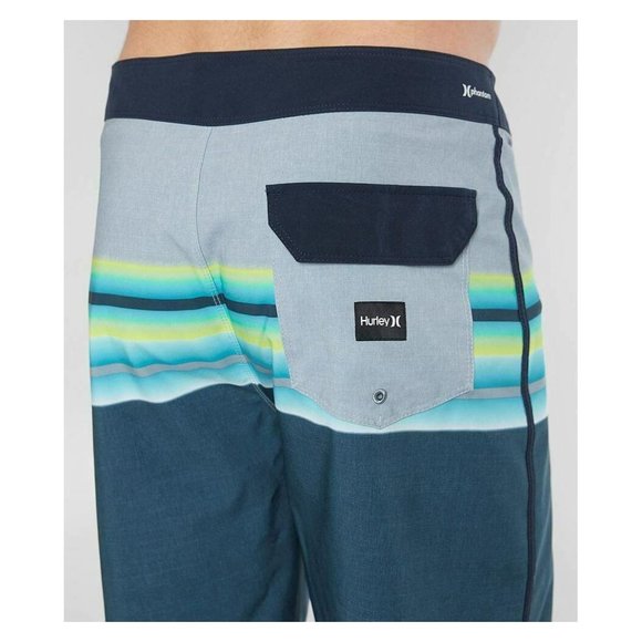 Hurley Men's Phantom Solace 20" Boardshorts - Blue Force - Picture 4 of 4